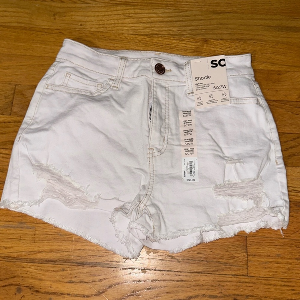 White Shorts